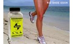 SMELLEZE Natural Shoe Odor Remover Deodorizer: 2 lb. Stinky Shoe Stopper Powder