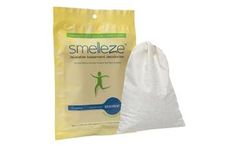 SMELLEZE Reusable Basement Odor Removal Deodorizer Pouch: Rid Smell Without Fragrance in 200 Sq. Ft.