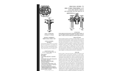 Model 72AF SERIES - Cast Iron Three Piece Twin Filter Brochure