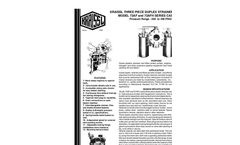 72AFH Series - Cast Iron Three Piece Twin Filter- Brochure