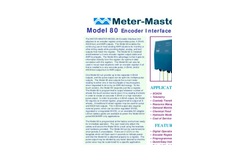 Meter-Master - Model 100EL and 100AF - Flow Recorders - Brochure