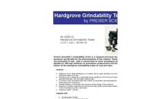 Hardgrove Grindability Tester Brochure