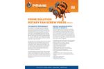 Prime Solution - Rotary Fan Screw Press - Brochure