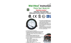 Model 220 - Hazardous Locations Differential Pressure Switch - Brochure