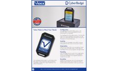 CyberBadge - Portable Barcode Scanner and RFID Reader Brochure