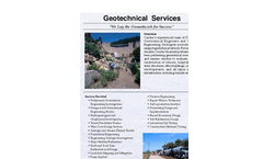 Geotechnical Engineering Services Brochure