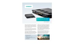Siemens - Model RUGGEDCOM APE1808 - Utility-grade Computing Platform - Brochure