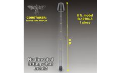 Coretaker - Model B-10104-8 - 8 FT. Sludge Core Sampler