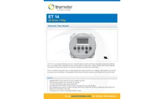 Trumeter - Model ET14 - Electronic Timer Module  - Datasheet