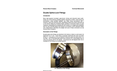 Double Spline-Lock Fittings Brochure