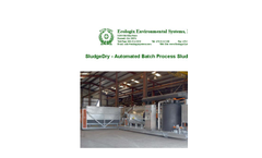 SludgeDry - Automated Batch Process Sludge Dryers Specifications