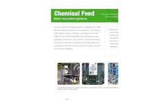 Ecologix - Chemical Feed And Chemical Mixing Systems Brochure