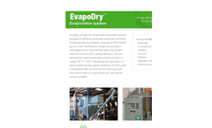 EvapoDry - Evaporation system Brochure