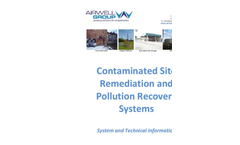 Contaminated Site Remediation and Pollution Recovery Systems Brochure