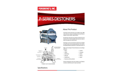 Forsbergs - P-Series - Vacuum Destoners Brochure