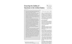 Vaccine Safety Monitoring Services Brochure