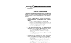 First Aid PowerPoint Training Program- Brochure