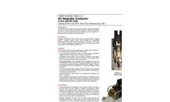 NEMA - Model Type 5110 - AC Clapper Style Magnetic Contactors Brochure