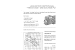 Two-Stage End Suction Centrifugal Pumps Brochure