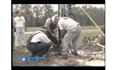 Operation of the LS 100 Water Well Drill - Video
