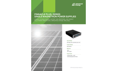 Pinnacle Plus+ Series Single Magnetron Power Supplies - Data Sheet