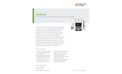 Rapid OX Remote Plasma Source For Oxygen-Based Processes - Data Sheet