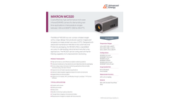 MIKRON MC320 Cost-Effective, High Performance Mid-Wave Infrared (MWIR) Camera - Data Sheet