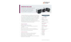 MIKRON MCL640 High Resolution Infrared Camera - Data Sheet