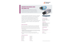 Mikron MCS640 AND MCS640-HD Compact, Short Wavelength Thermal Imaging Process Cameras - Data Sheet