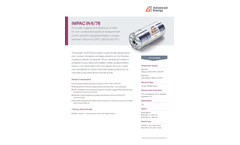 IMPAC IN 6/78 Accurate, Rugged, and Reliable Pyrometer for Non-Contact Temperature Measurement - Data Sheet