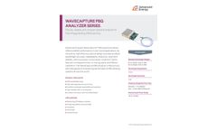 Advanced Energy - Model WaveCapture FBG Analyzer Series - Compact Spectral Analyzer System - Datasheet