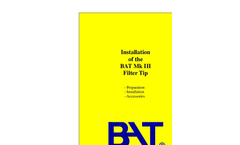BAT MkIII Filter Tips - Installation Manual -Brochure