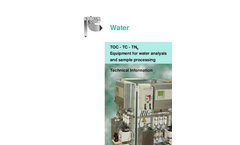 Gröger - Model GO-TOC 1000 - Water Measuring Systems Brochure