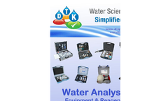DTK Water Analysis Product Catalog