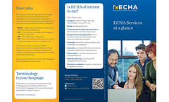 ECHA Services at a glance - Brochure