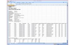 DataPro - Version 2.5 - Portable Particle Counters Software