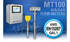 MT100 Multipoint Flue Gas Flow Meter Earns TÜV Certification for AMS/QAL1 Compliant Continuous Emissions Monitoring