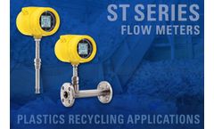 Thermal Mass Flow Meter Helps Reduce Cost of Plastics Recycling Technology