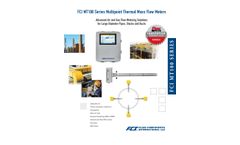 FCI - Model MT100 Series - Multipoint Thermal Mass Flow Meters - Brochure