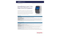 Applied Biosystems QuantStudio - Model 7 Pro - Real-Time PCR System, 96-Well, 0.2 mL, Desktop - Datasheet
