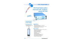 Model HC5IM FID Total Hydrocarbon and Total VOC Analyzer Brochure
