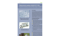Aqasys - Version FW - Powerful Monitoring, Control and Data Analysis of Distributed Stations Software Brochure