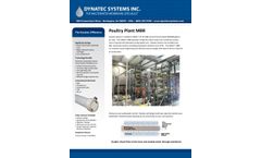 The Dynatec Difference Poultry Plant MBR   Dynatec Systems’ installed a HiRate™ UF for MBR service that processes 800,000 gallons  per day.   The