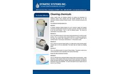 The Dynatec Difference  Cleaning chemicals Dynatec Systems offers the following chemicals for cleaning and pretreatment for          membrane s