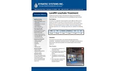 The Dynatec Difference Landfill Leachate Treatment Landfill serves several counties in Pennsylvania for disposal of household and