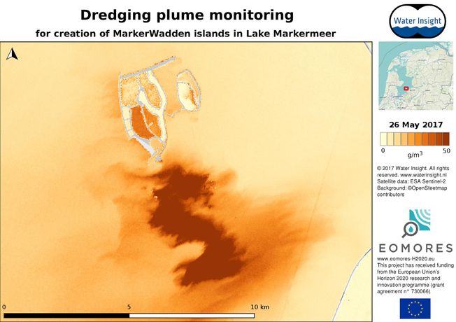 Dredging plume monitoring