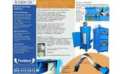 SideKick - PSK - Portable Cartridge Dust Collectors – Brochure