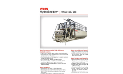 Finn HydroSeeder Titan - Model HT330/400 - High Efficiency Hydraulic System - Datasheet