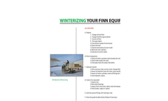 Winterizing Your FINN Equipment - Brochure