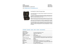 Portable PPM Oxygen Analyzer 325K Series- Brochure